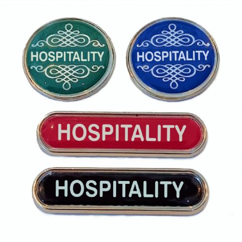 HOSPITALITY badge